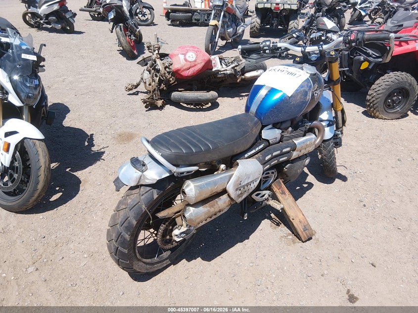 2020 TRIUMPH MOTORCYCLE SCRAMBLER auction photo 4
