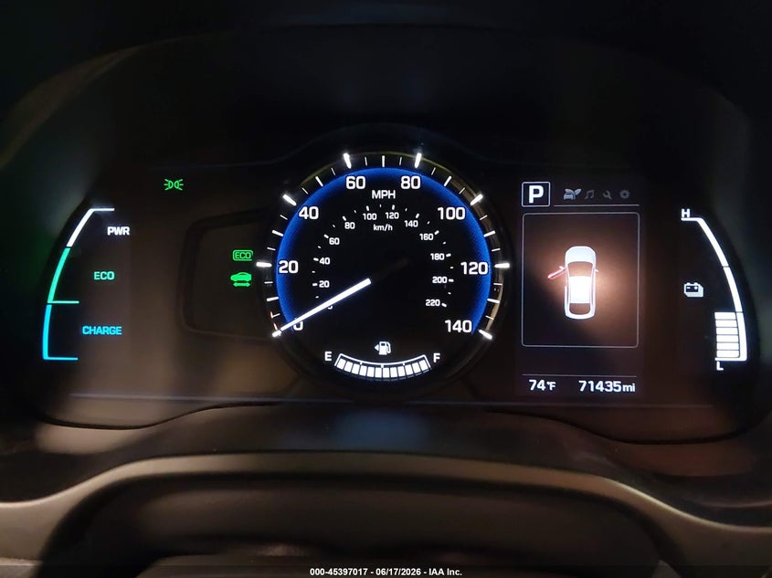 2019 HYUNDAI IONIQ HYBRID BLUE — Фото 20