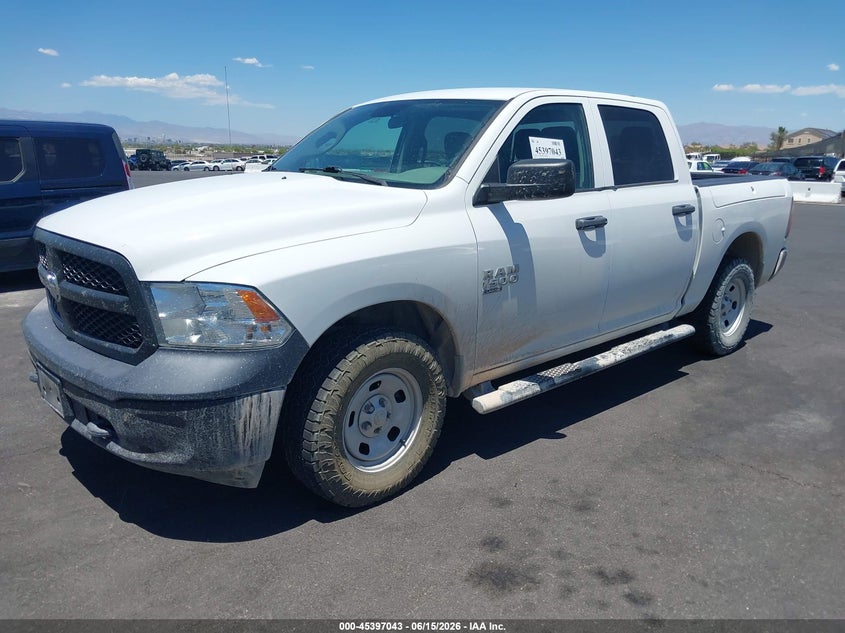 Vin: 1c6rr7kg6ks645461, lot: 45895046, ram 1500 classic tradesman  4x4 5'7 box 20192