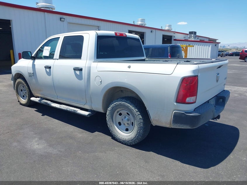 Vin: 1c6rr7kg6ks645461, lot: 45895046, ram 1500 classic tradesman  4x4 5'7 box 20193