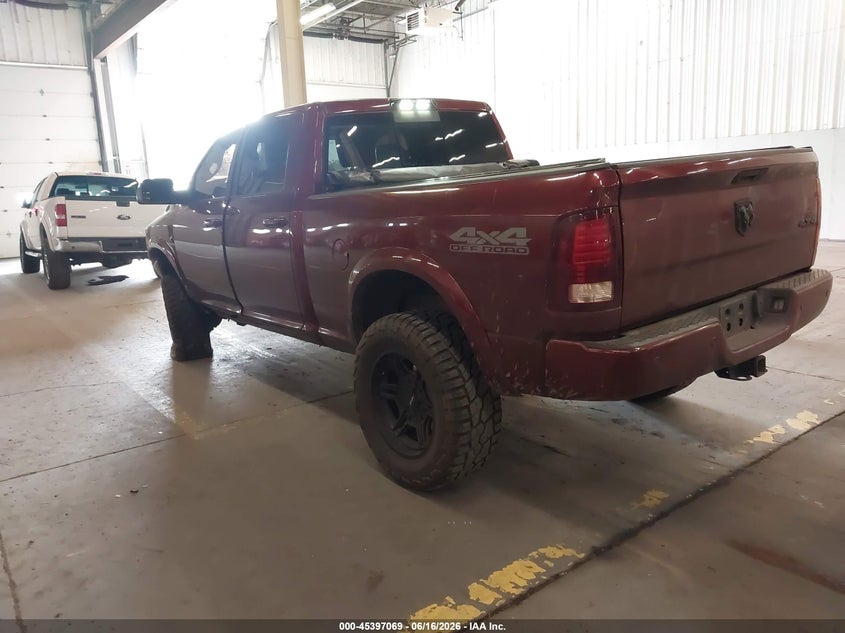 Vin: 3c6ur5fl9jg313770, lot: 45895072, ram 2500 laramie  4x4 6'4 box 20183