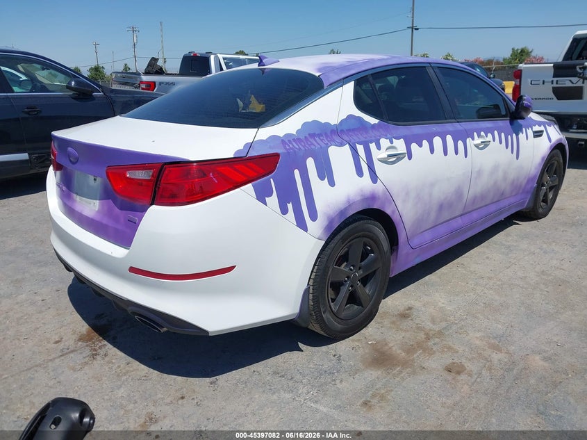 Vin: 5xxgm4a79eg332093, lot: 45895085, kia optima lx 20144