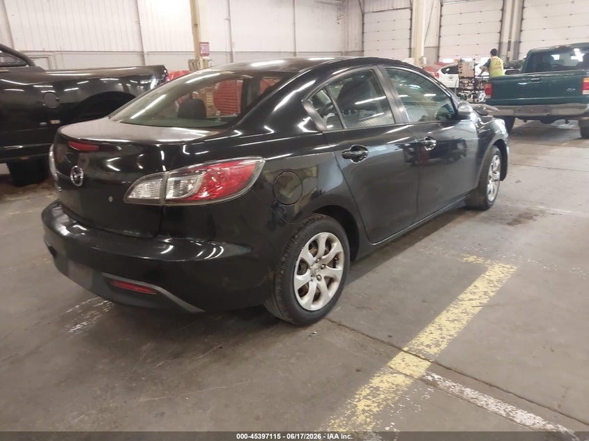 Vin: jm1bl1uf0b1412758, lot: 45895118, mazda mazda3 i sport 20114