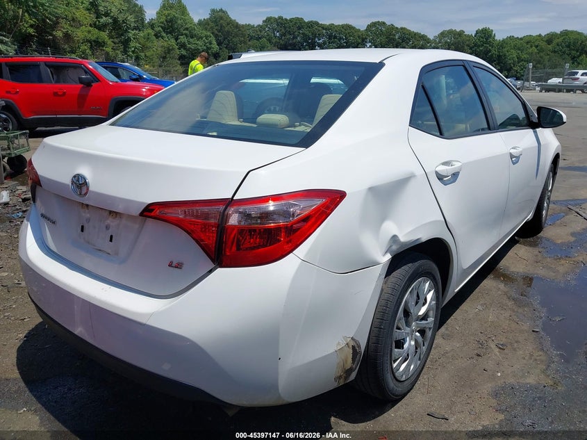 2019 TOYOTA COROLLA SEDAN 1.8L I-4 DOHC, VVT, 132HP
