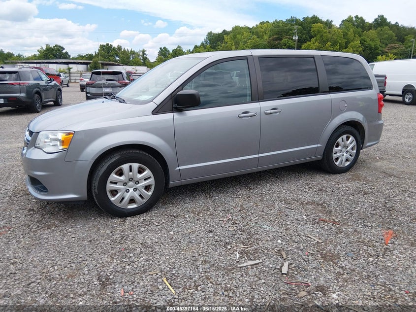 Vin: 2c4rdgbg2jr296841, lot: 45895157, dodge grand caravan se 20182