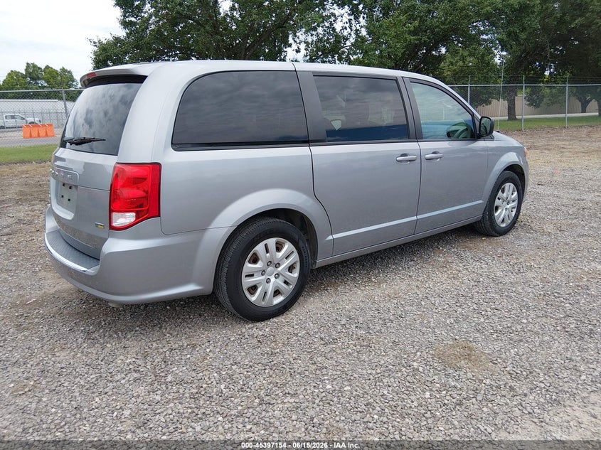 Vin: 2c4rdgbg2jr296841, lot: 45895157, dodge grand caravan se 20184