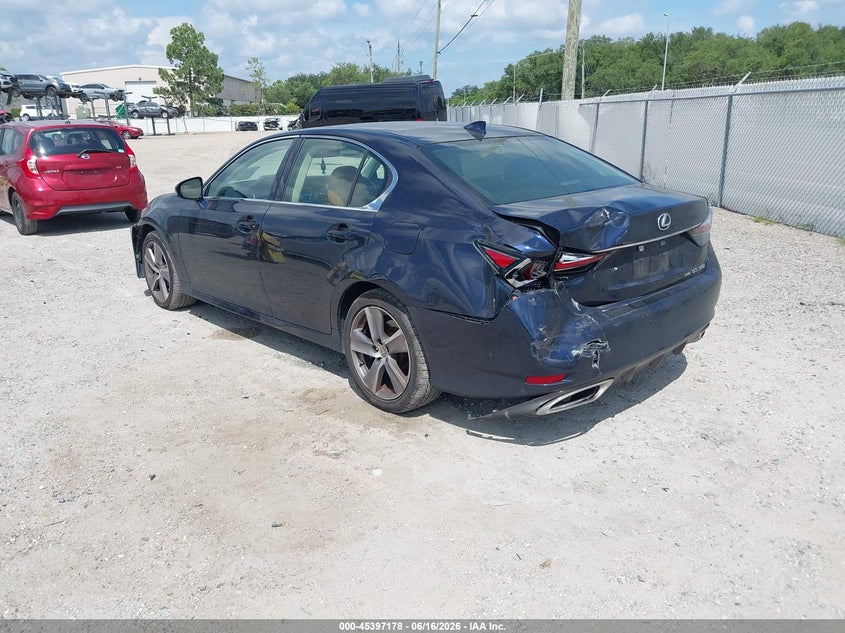 Vin: jthcz1bl1ga001385, lot: 45895182, lexus gs 350 20163