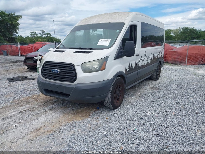 Vin: 1fbax2cm1fka74829, lot: 45895257, ford transit-350 xl/xlt 20152