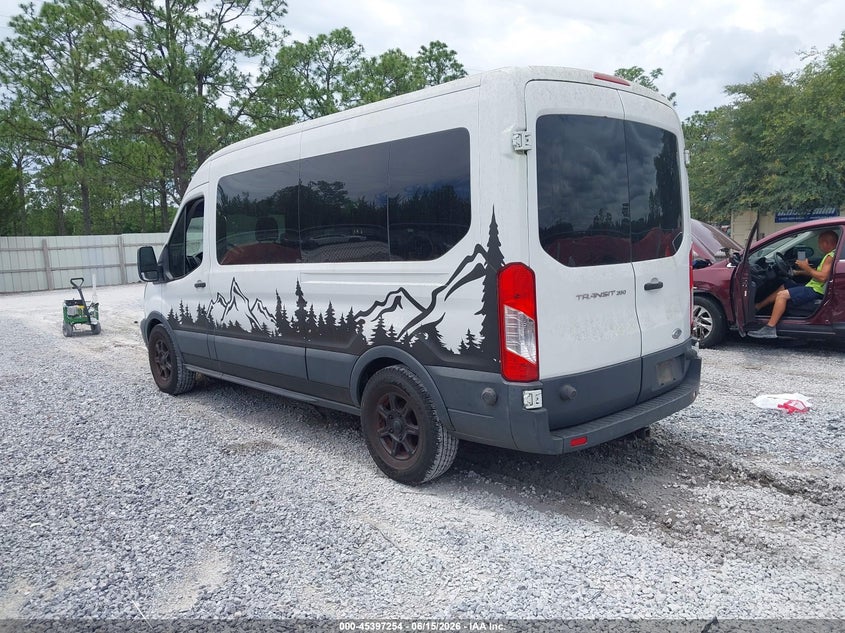Vin: 1fbax2cm1fka74829, lot: 45895257, ford transit-350 xl/xlt 20153