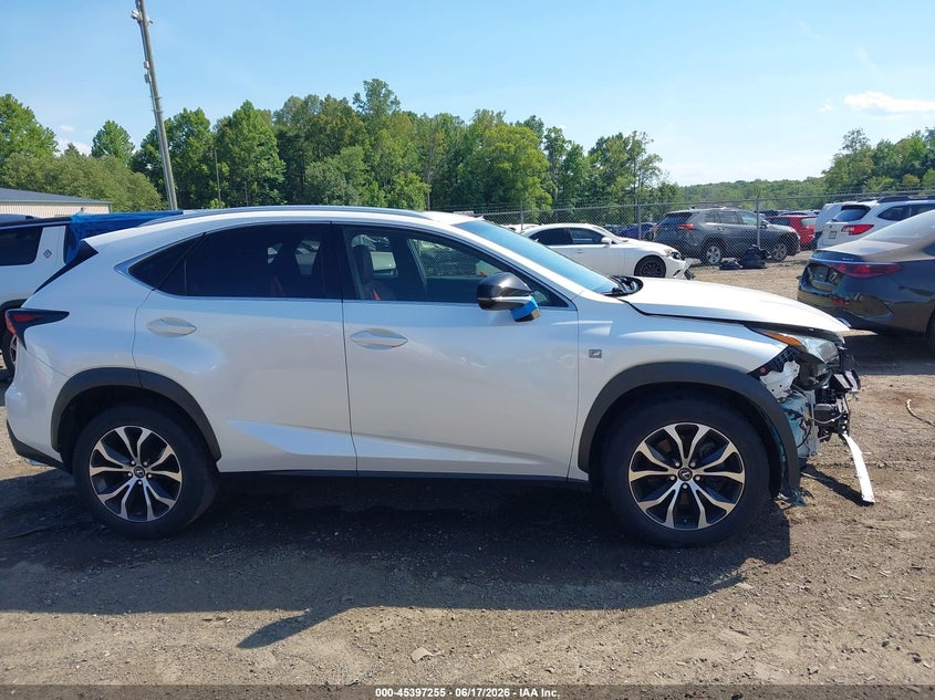 2015 Lexus Nx 200T F Sport VIN: JTJYARBZ2F2009213 Lot: 45397255