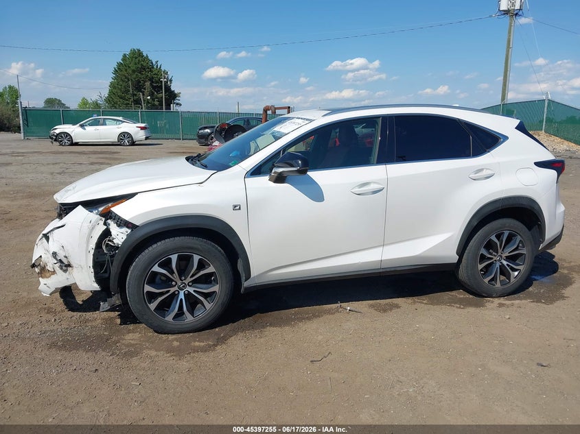 2015 Lexus Nx 200T F Sport VIN: JTJYARBZ2F2009213 Lot: 45397255
