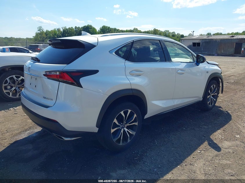 Vin: jtjyarbz2f2009213, lot: 45895258, lexus nx 200t f sport 20154