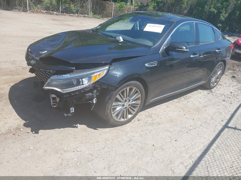 Vin: 5xxgv4l20gg111211, lot: 45895275, kia optima sxl turbo 20162