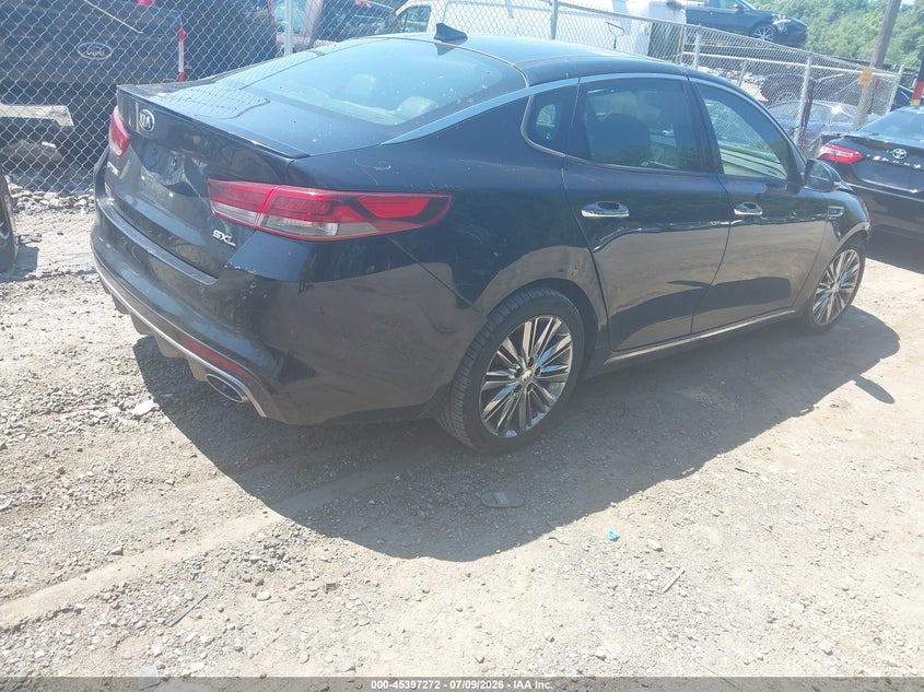 Vin: 5xxgv4l20gg111211, lot: 45895275, kia optima sxl turbo 20164