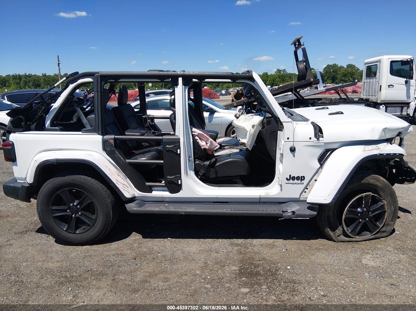 2020 Jeep Wrangler Unlimited Sahara Altitude 4X4 VIN: 1C4HJXEGXLW137771 Lot: 45397302