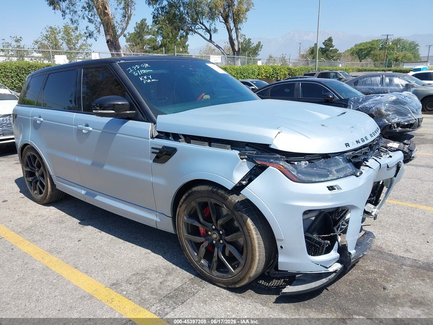 Vin: salwz2re6na235345, lot: 45895310, land rover range rover sport svr/svr carbon edition 2022 img_1
