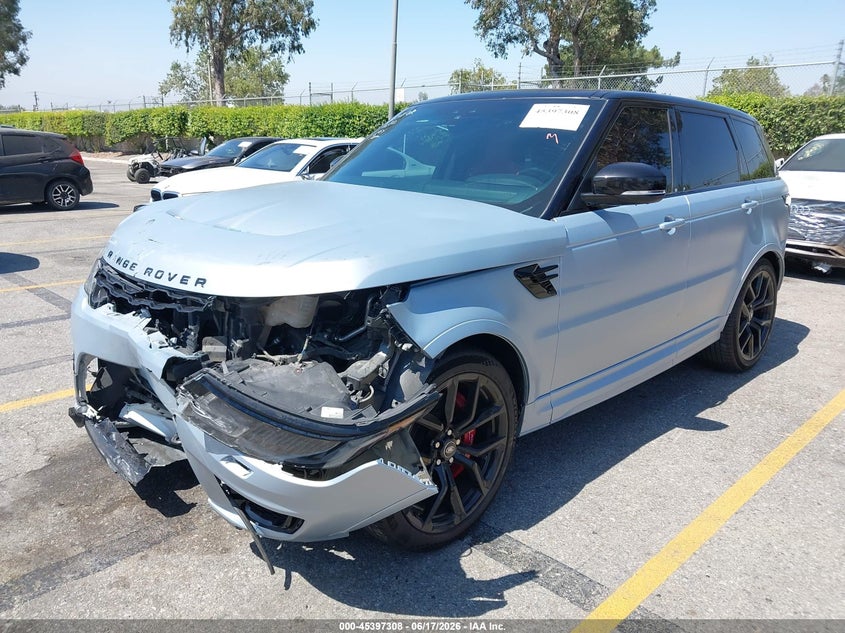 Vin: salwz2re6na235345, lot: 45895310, land rover range rover sport svr/svr carbon edition 20222