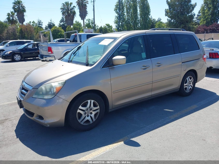 2007 Honda Odyssey Ex-L 5FNRL387X7B409927 photo 1