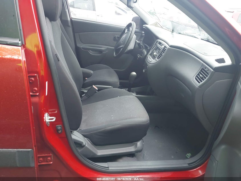 KIA RIO 2009 VIN KNADE223396519282