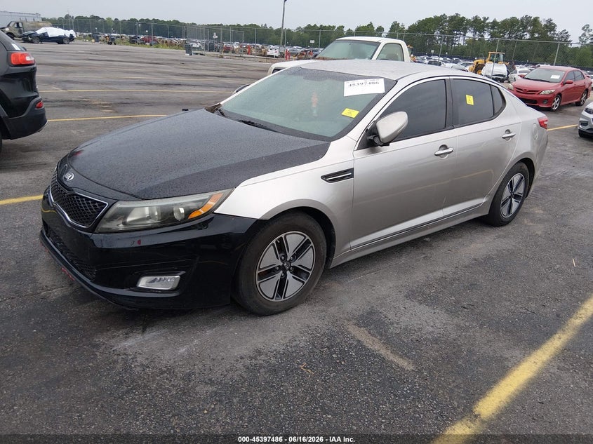 Vin: knagm4ad8c5026913, lot: 45895489, kia optima hybrid ex 20122