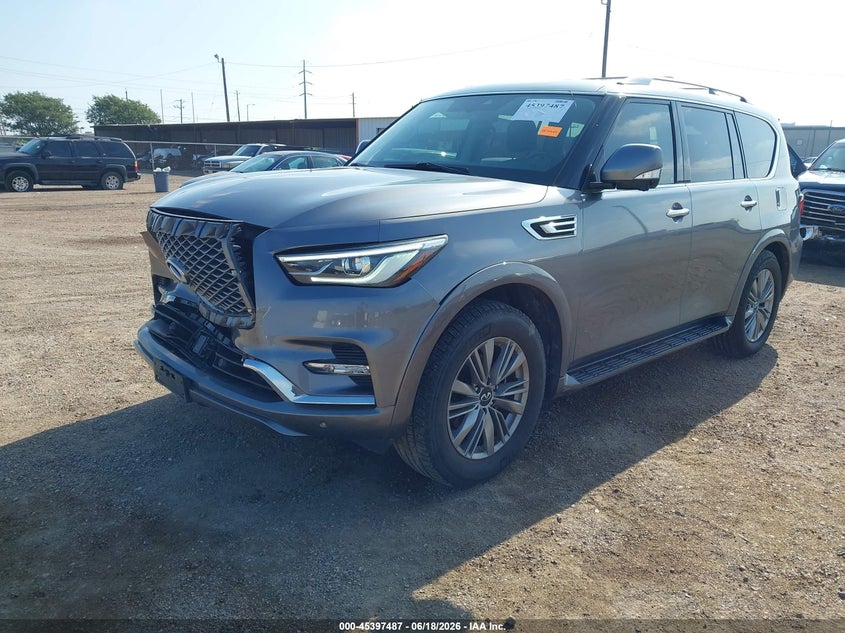 Vin: jn8az2ad4m9861081, lot: 45895490, infiniti qx80 luxe 20212