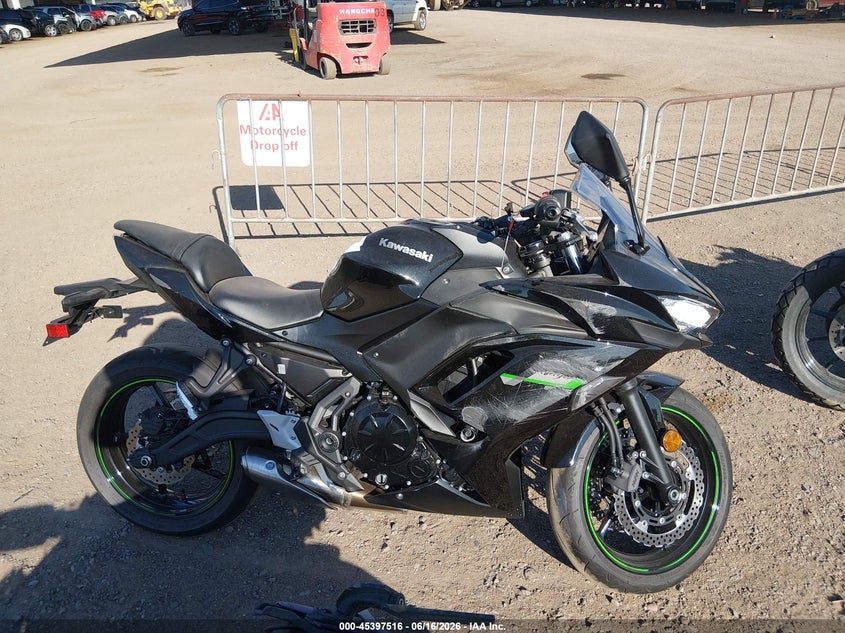 2025 Kawasaki Ex650 R VIN: ML5EXER18SDAG3488 Lot: 45397516