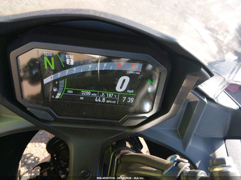 2025 Kawasaki Ex650 R VIN: ML5EXER18SDAG3488 Lot: 45397516