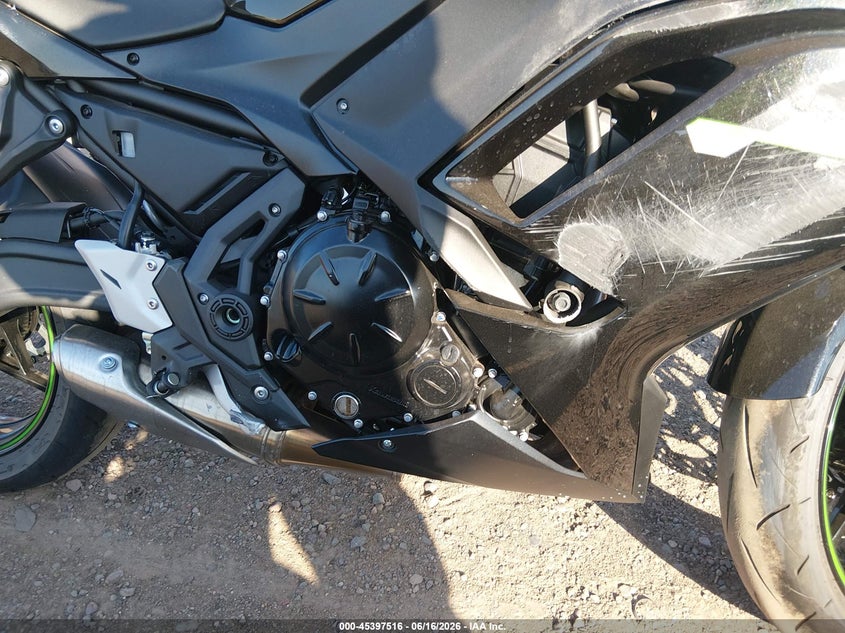 2025 Kawasaki Ex650 R VIN: ML5EXER18SDAG3488 Lot: 45397516