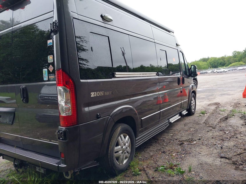 Vin: 3c6trvdg7je144197, lot: 45895523, ram promaster 2500 high roof 159 wb 20184