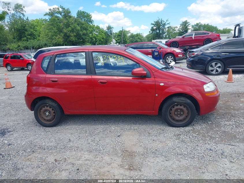 2007 Chevrolet Aveo Svm VIN: KL1TD66687B785583 Lot: 45397539