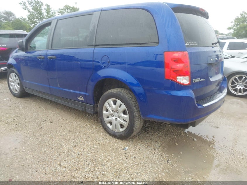Vin: 2c4rdgbg2lr247349, lot: 45895613, dodge grand caravan se 20203