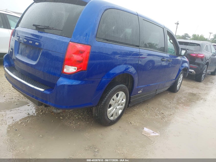 Vin: 2c4rdgbg2lr247349, lot: 45895613, dodge grand caravan se 20204