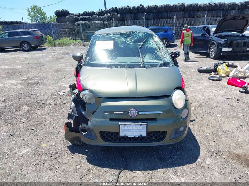 2012 Fiat 500 Sport VIN: 3C3CFFBRXCT104906 Lot: 45397656