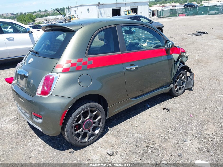 Vin: 3c3cffbrxct104906, lot: 45895659, fiat 500 sport 20124