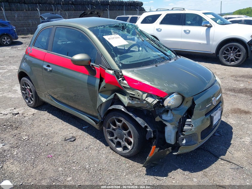2012 Fiat 500 Sport VIN: 3C3CFFBRXCT104906 Lot: 45397656