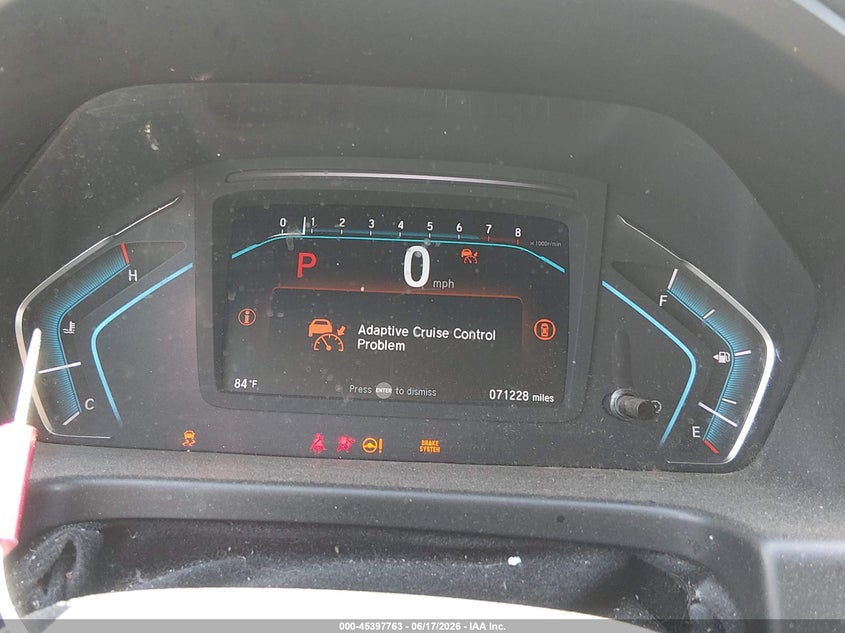 2023 HONDA ODYSSEY auction photo 7