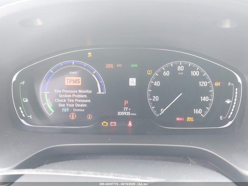 2019 Honda Insight Ex VIN: 19XZE4F55KE009922 Lot: 45397776