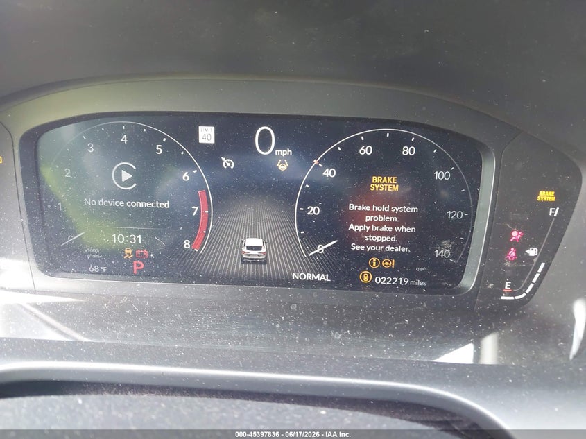 2025 Acura Adx VIN: 3HDSA1H39SM704237 Lot: 45397836