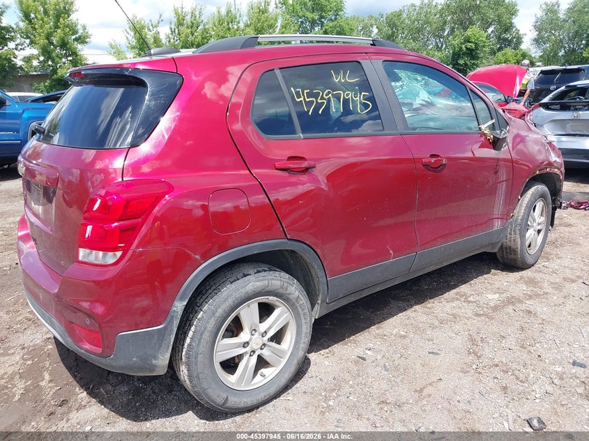 2021 CHEVROLET TRAX SPORT UTILITY VEHICLE 1.4L I-4 DI, DOHC, VVT, TURBO, 155HP