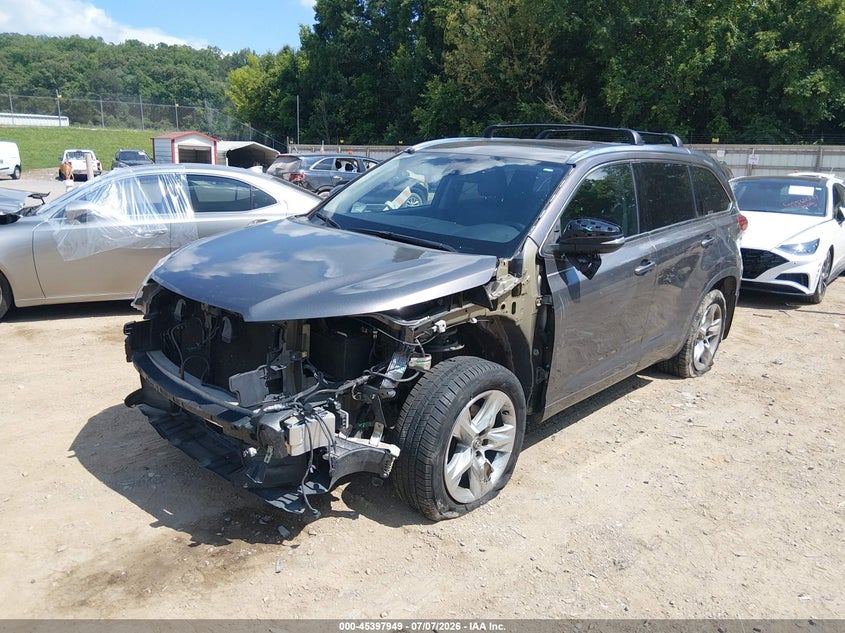 Vin: 5tddzrfh9hs377802, lot: 45895952, toyota highlander limited 20172