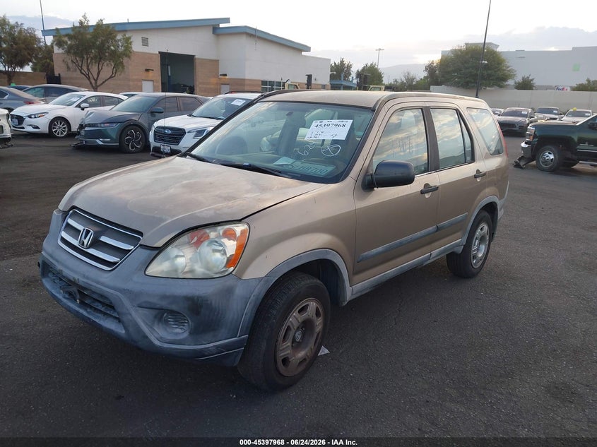 2005 Honda Cr-V Lx JHLRD685X5C002409 photo 1