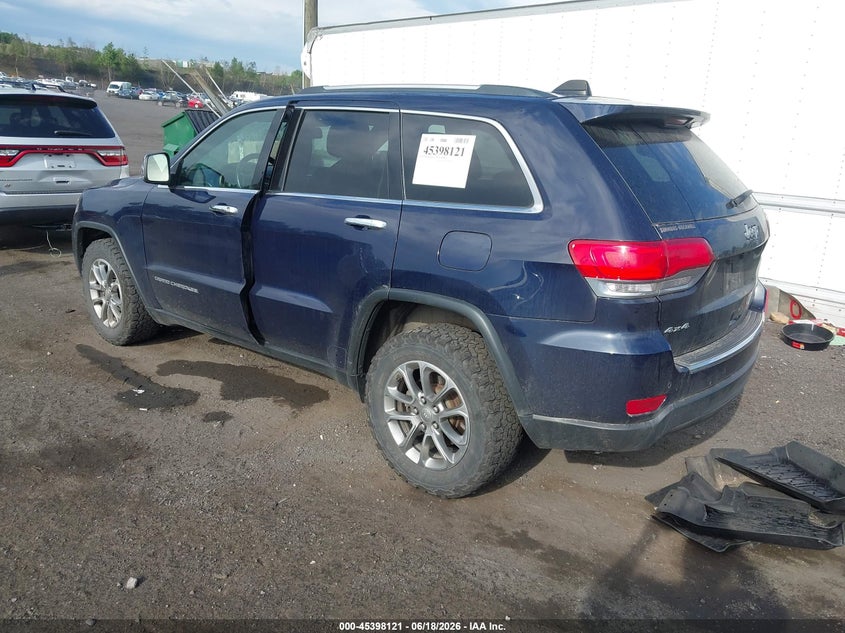Vin: 1c4rjfbg1gc468894, lot: 45896124, jeep grand cherokee limited 20163