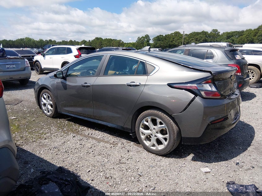Vin: 1g1rb6s55hu100301, lot: 45896130, chevrolet volt premier 20173