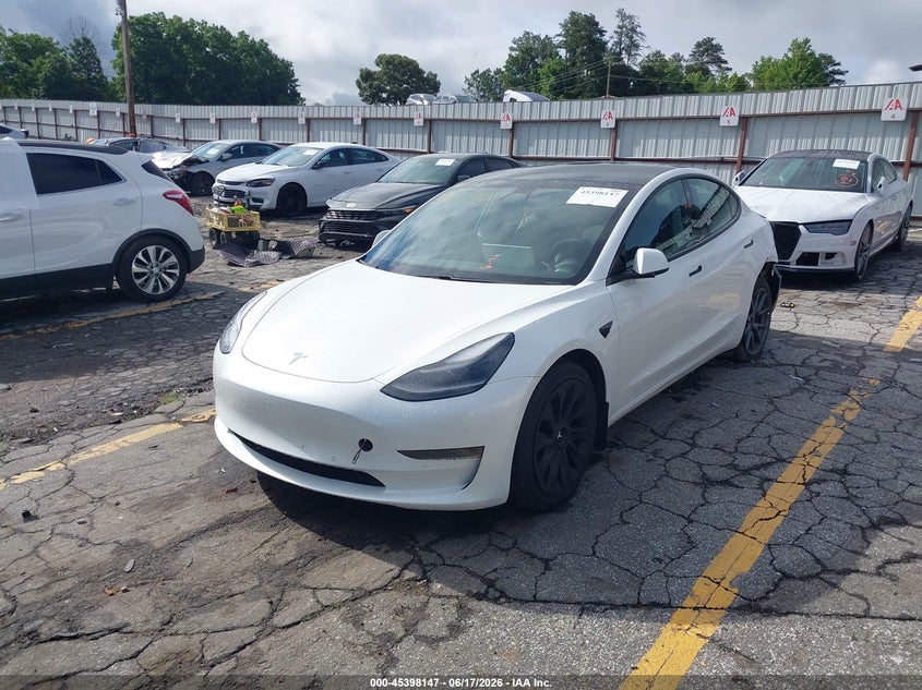 Vin: 5yj3e1ea3mf062182, lot: 45896150, tesla model 3 standard range plus rear-wheel drive 20212