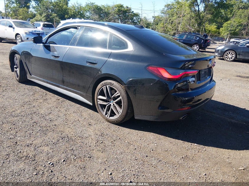 Vin: wba73av05pfn87837, lot: 45896156, bmw 430i gran coupe xdrive 20233