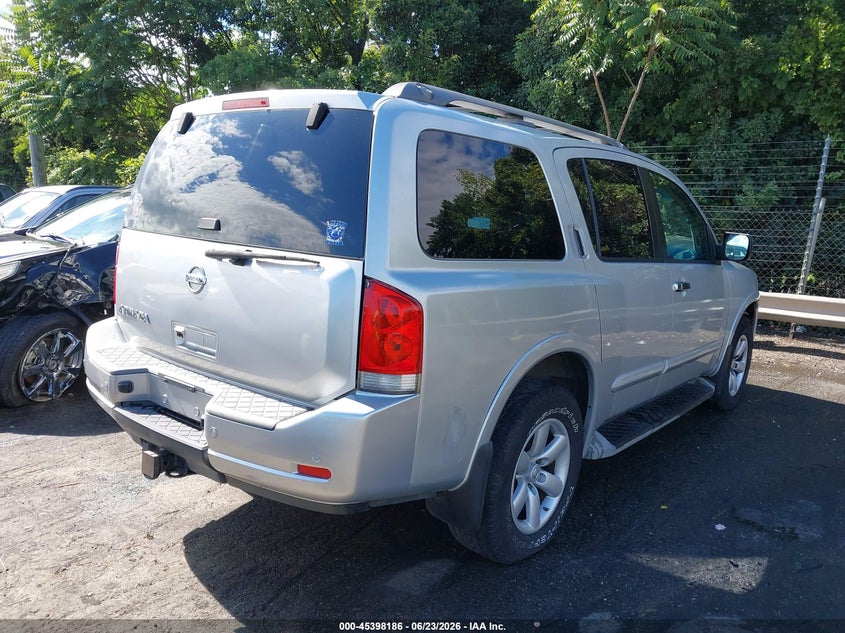 Vin: 5n1aa0nc8bn611402, lot: 45896188, nissan armada sv 20114