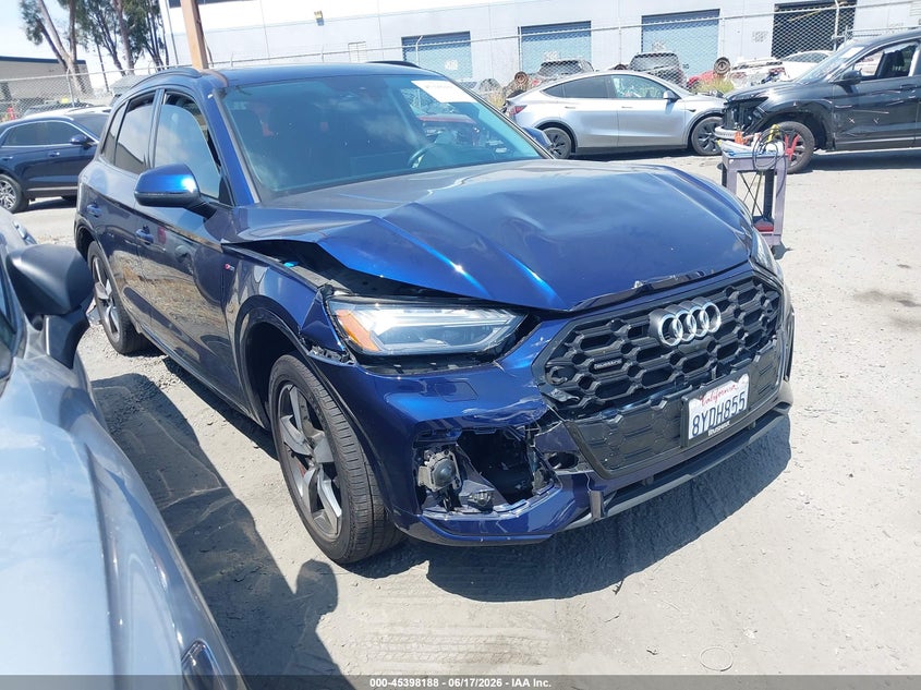 Vin: wa1faafy1n2006003, lot: 45896191, audi q5 prestige 45 tfsi s line quattro s tronic 20221