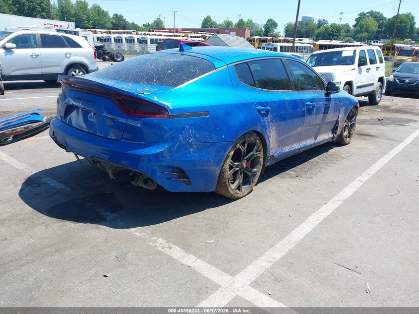 Vin: knae35lc4k6052261, lot: 45896237, kia stinger gt 20194