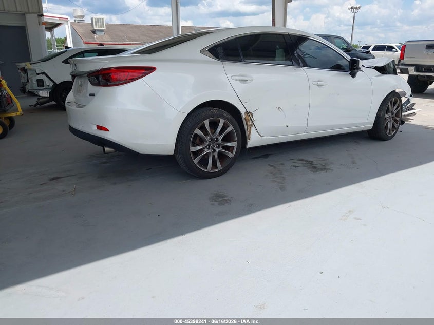 Vin: jm1gl1w5xh1125561, lot: 45896244, mazda mazda6 grand touring 20174