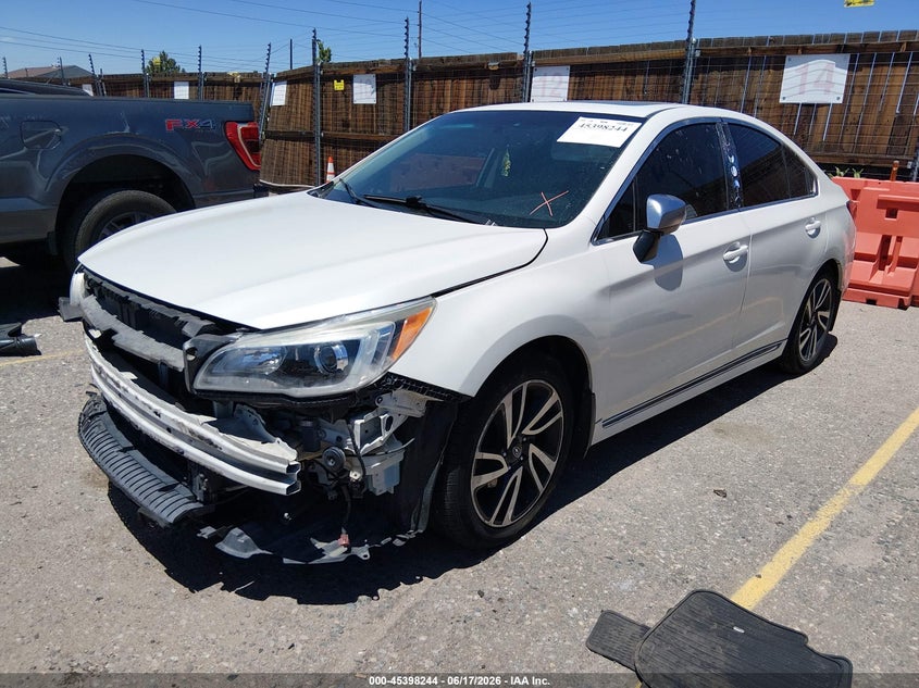 Vin: 4s3bnar63h3068875, lot: 45896247, subaru legacy 2.5i sport 20172